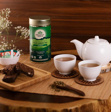 Organic India Tulsi Green Tea Classic 100g Tin