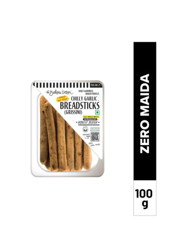 Baker’s Dozen Zero Maida Breadsticks Baked Snack - 100G
