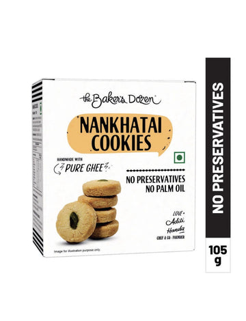 Baker’s Dozen Nankhatai Cookies - 105 G