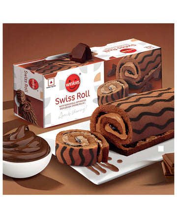 Winkies Swiss Roll Chocolate -165G