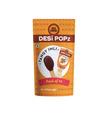 GO DESI Tangy Imli Desi Popz Lollipop Candy - 80 G ( pack of 2 )