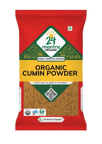 24 Mantra Organic Cumin Powder/Zeera Powder/Jeelakarra - 100gms