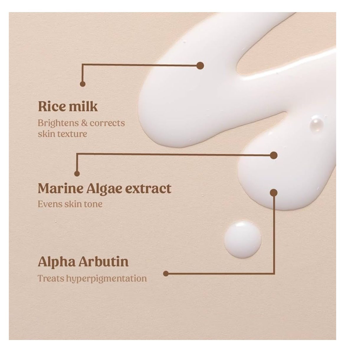 Vilvah Store Milk Drops Brightening Serum Formulated With Rice Milk Extract - 20 ml