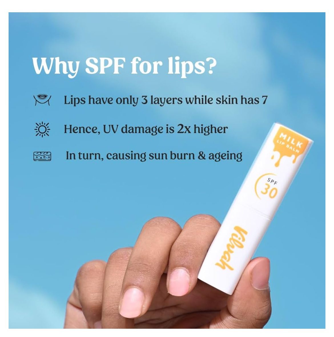 Vilvah STORE Milk Lip Balm SPF30