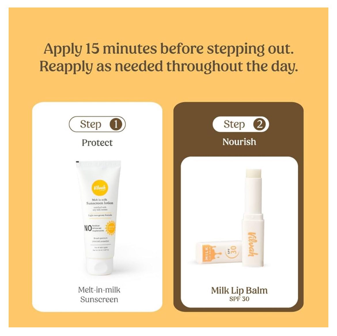 Vilvah STORE Milk Lip Balm SPF30