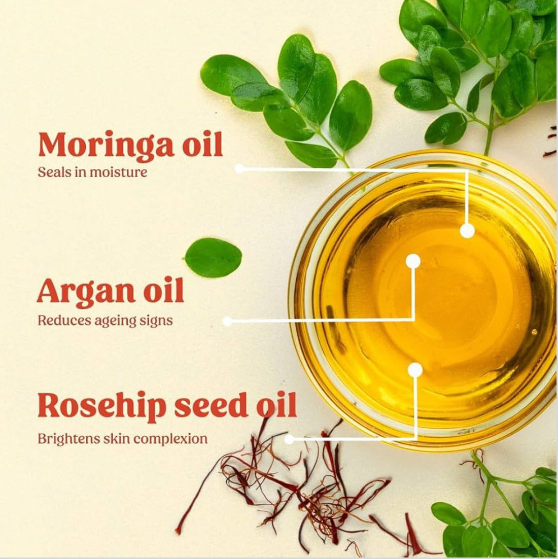 Vilvah Store Beautifying Serum (Moringa And Argan), 30ml