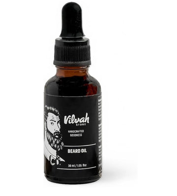 Vilvah Store Beard Oil For Men (Black, 1 Piece)