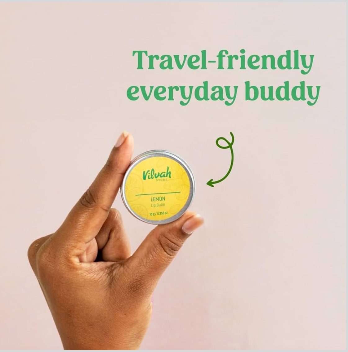 Vilvah store lemon lip balm - 10g