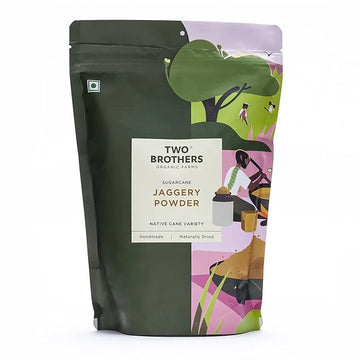 Two Brothers Organic Farms - Sugarcane Jaggery Powder - 500 G