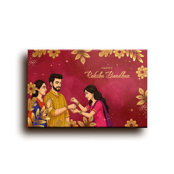 Eat Anytime - Prem Ka Pitaara | Bhaiya Bhabhi Rakhi Hamper with Gifts | 16 Items