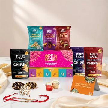 Open Secret Rakhi Set for Brother-Combo of 11