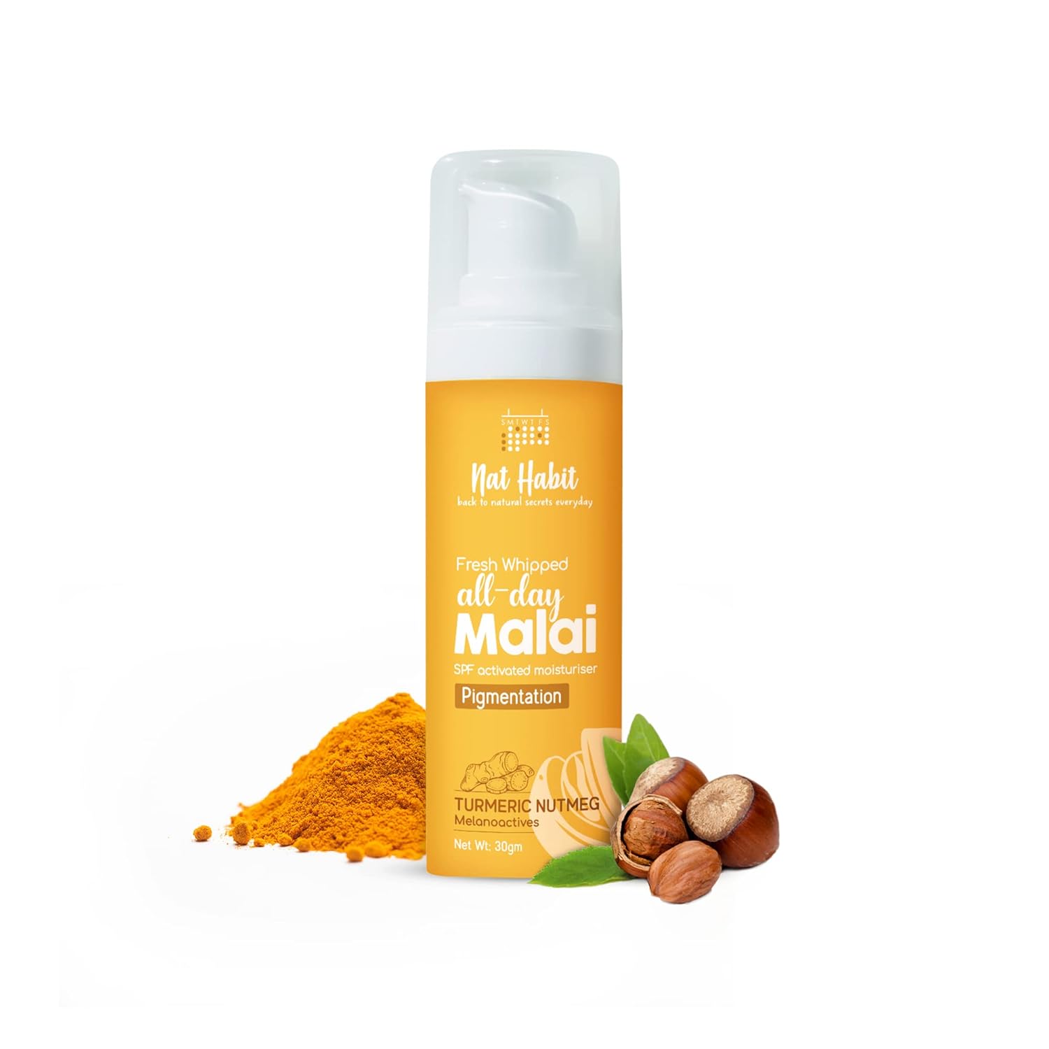 Nat Habit Turmeric Face Malai Cream - 30g
