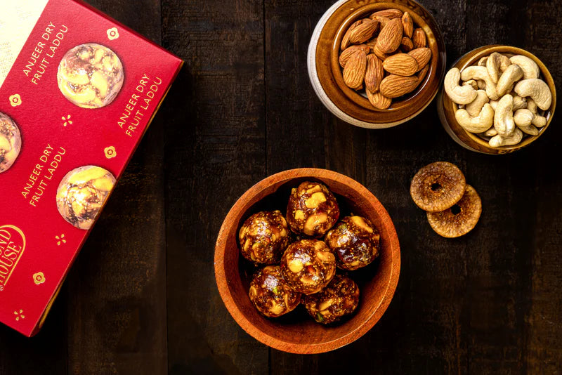 Almond House Anjeer Dryfruit Laddu [MAP] - 200 G