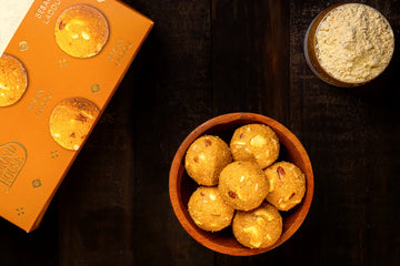 Almond House Besan Laddu [MAP] - 475 Grams