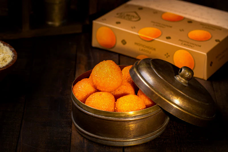 Almond House Motichoor Laddu (MAP) - 225 grams