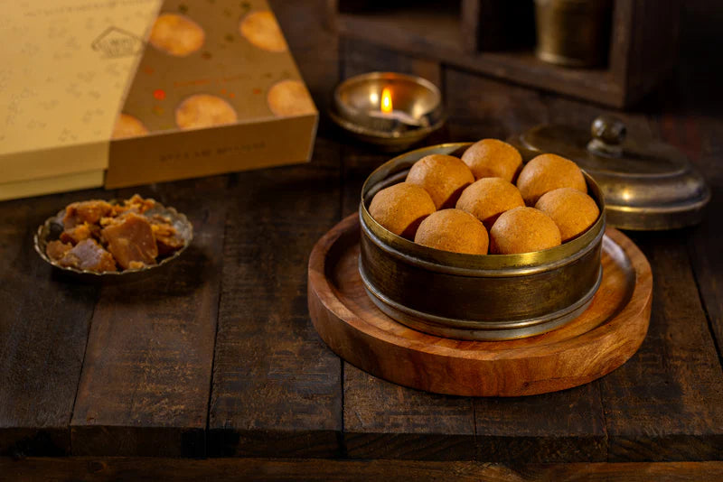Almond House Bellam Sunni Laddu - [MAP] - 500G