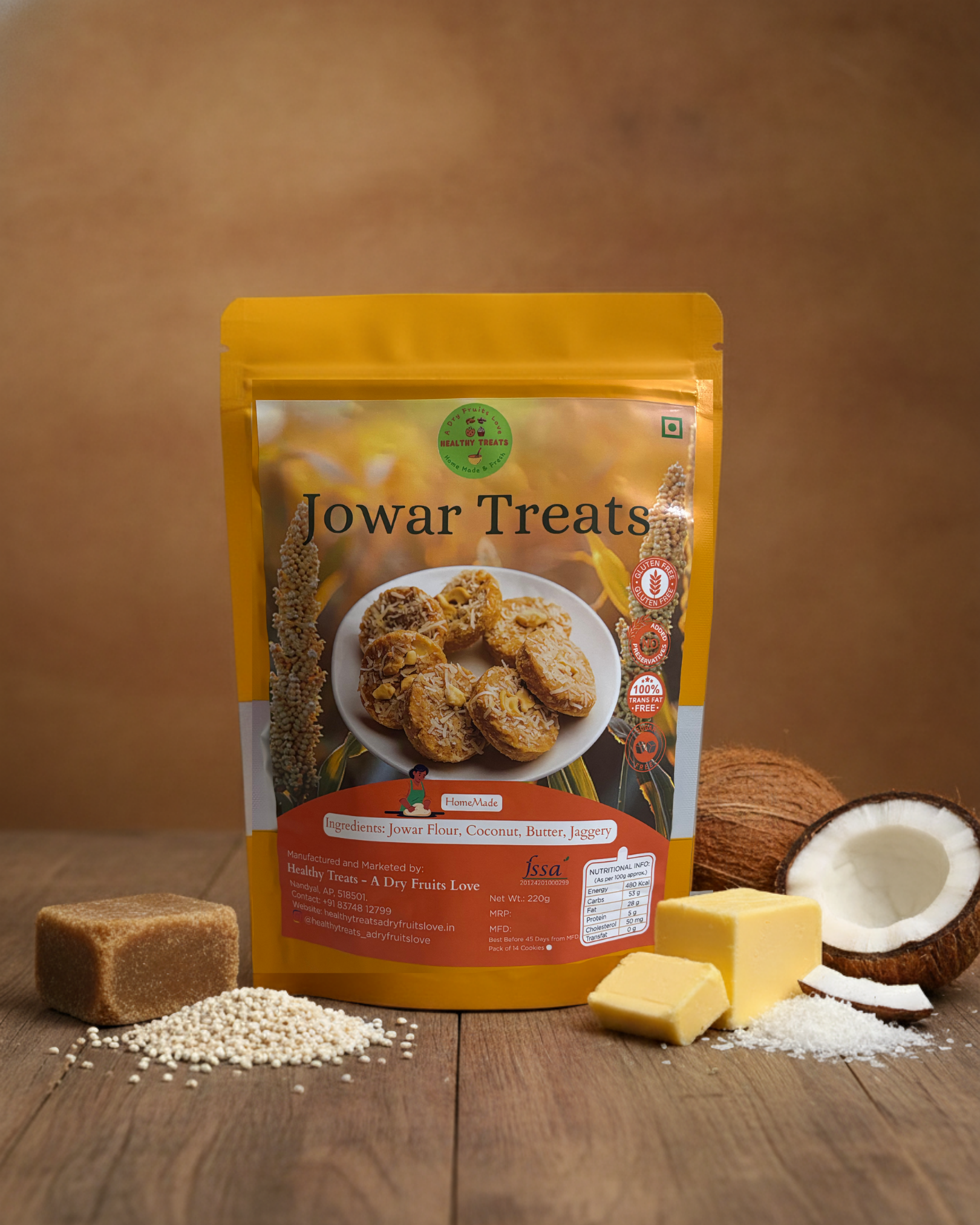 Healthy Treats Jowar Treats - 220g