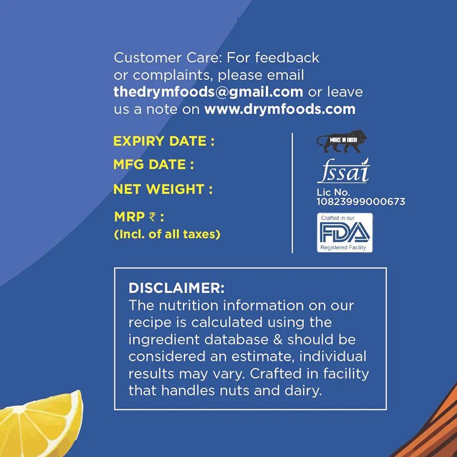 DryM Foods Freeze-Dried Pav Bhaji