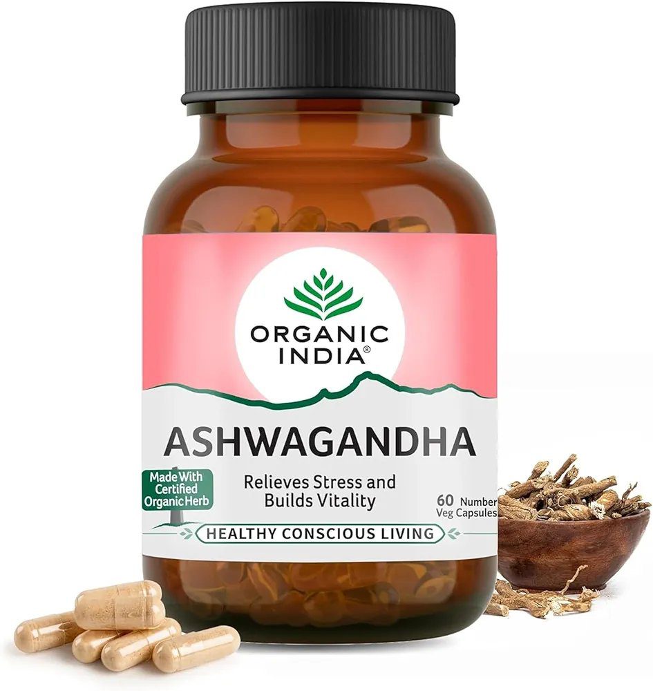 Organic India Pure Ashwagandha Root Capsules-60 capsules – My Indian Store