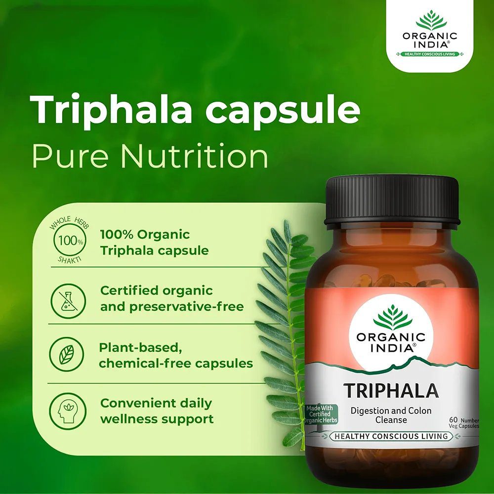 Organic India Triphala Capsules
