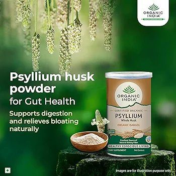 Organic India Isabgol Whole Psyllium Husk Powder - 100g