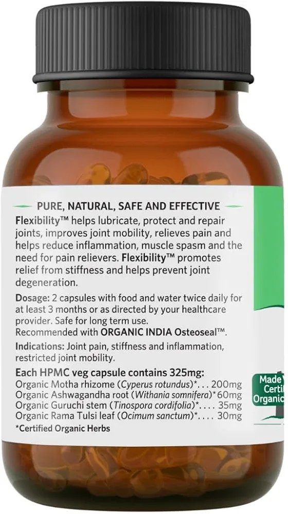 Organic India Flexibility - 60 Veg Capsules