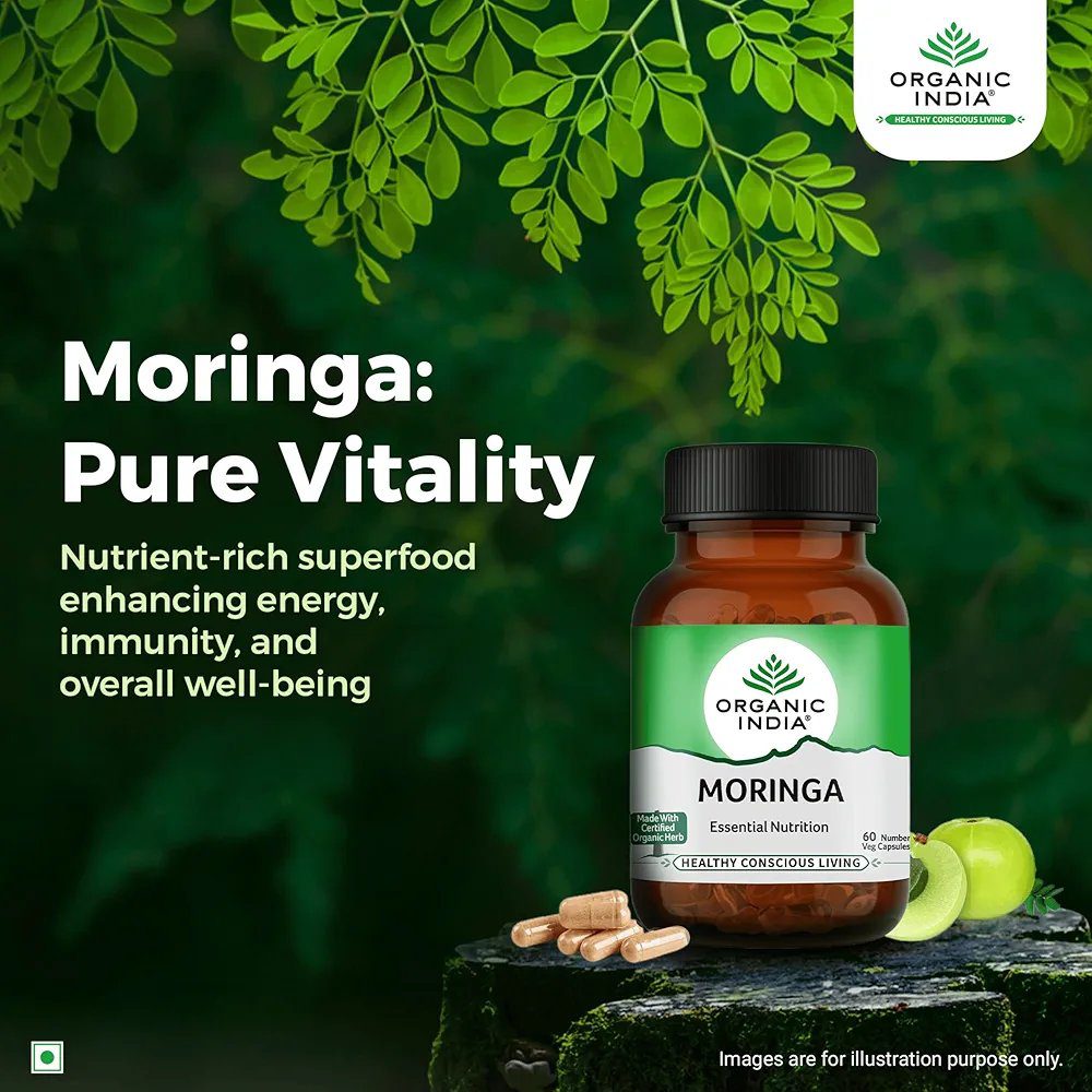 TATA Product - Organic India Moringa 60 Capsules