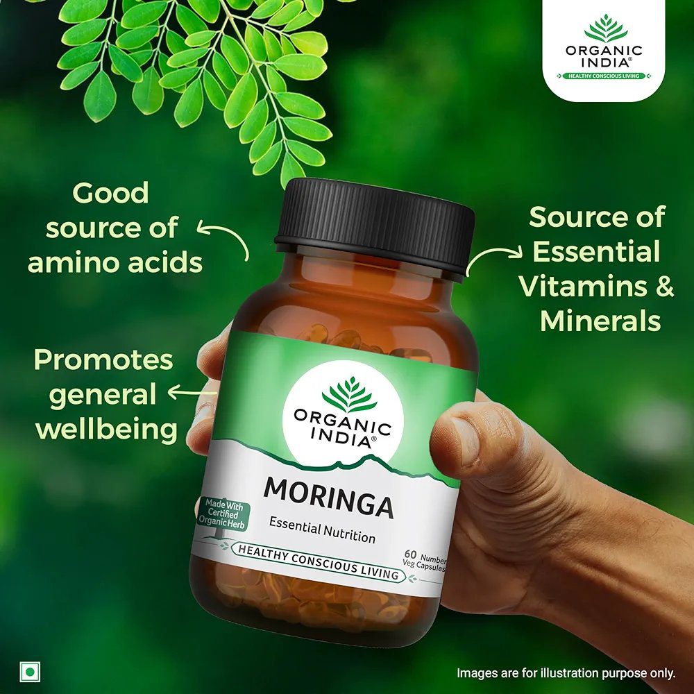 TATA Product - Organic India Moringa 60 Capsules