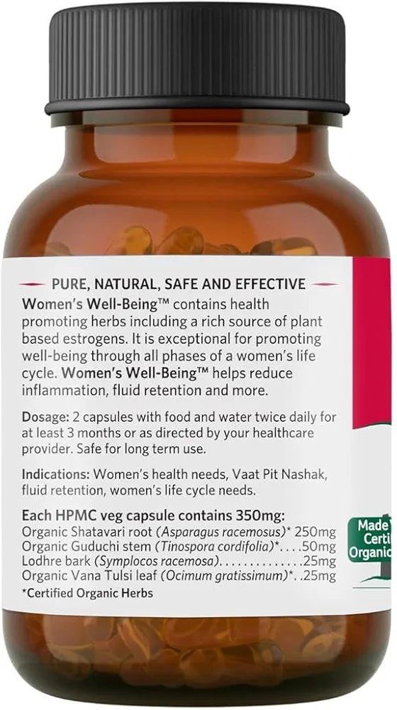 Organic India Women's Well Being - 60 Veg Capsules