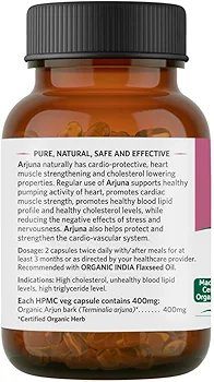 Organic India Arjuna - 60 Veg Capsules