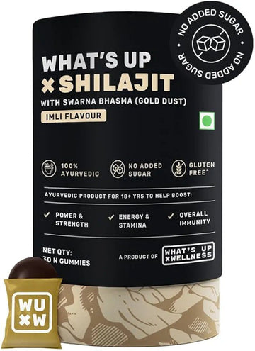 What’s Up Wellness Shilajit/Shilajeet Gummies - 30 pcs