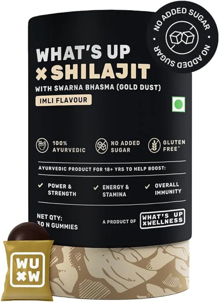 What’s Up Wellness Shilajit/Shilajeet Gummies - 30 pcs