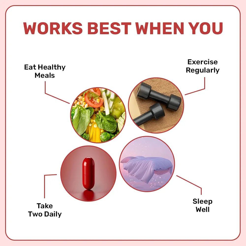 What's Up Wellness Daily Burner Capsules with CarbBliss® &amp; ACV - 30 Capsules