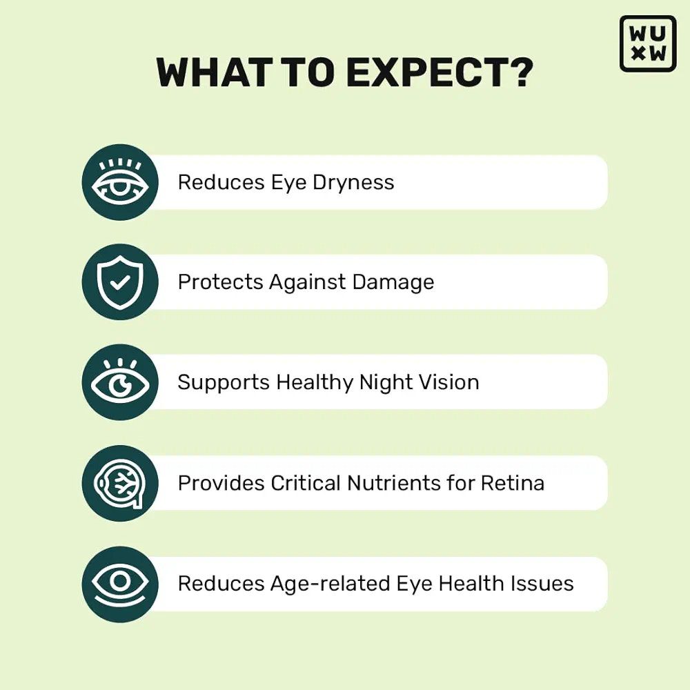 What's Up Wellness Eye Health Gummies To Maintain Eye Health - 30 Days Pack (30 Gummies)