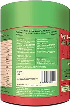 What's Up Wellness Multivitamin Gummies For Kids  –30 Days Pack (Age 5 –17 Years)