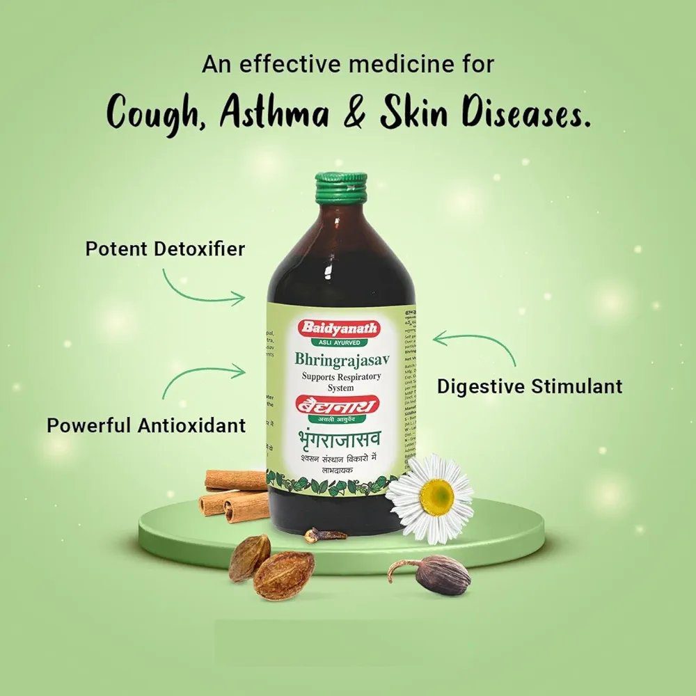 Baidyanath Bhringrajasava 450 ml Syrup