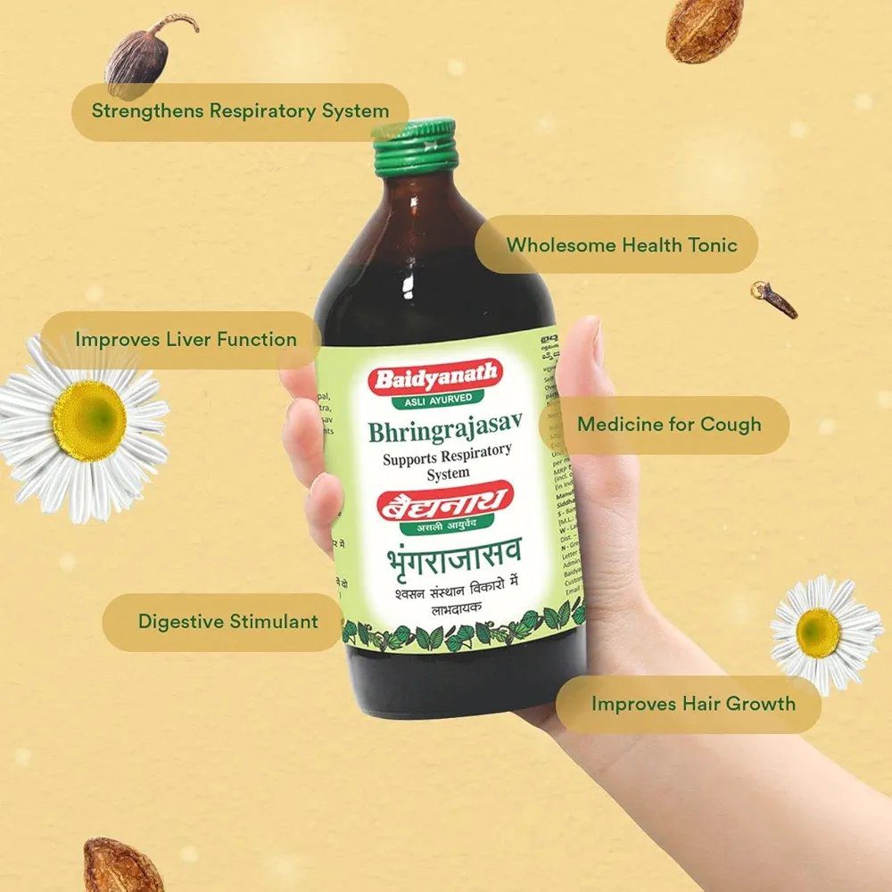 Baidyanath Bhringrajasava 450 ml Syrup