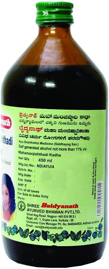 Baidyanath Asli Ayurved Mahamanjisthadi Kadha - 450 Ml