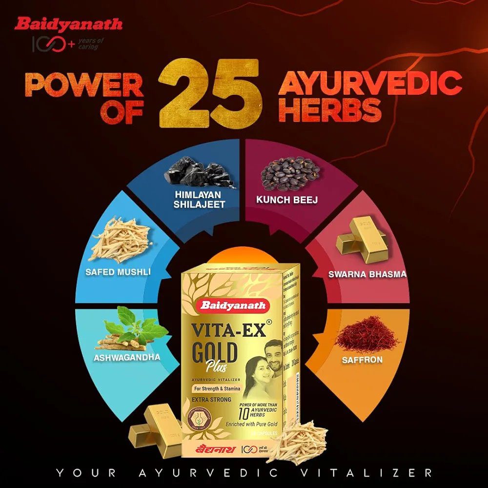 Baidyanath Vita ex Gold Plus -20 Capsules
