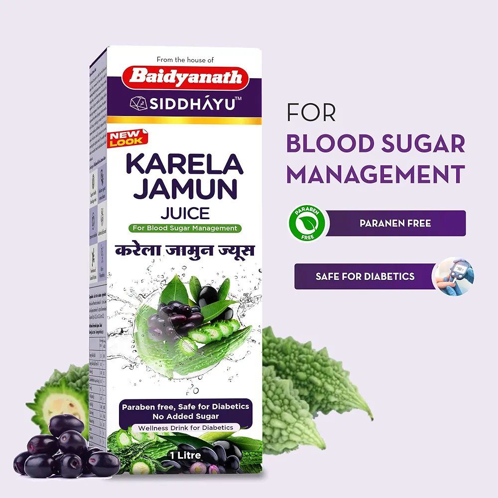 Baidyanath Asli Ayurved Karela Jamun Juice-1 Liter