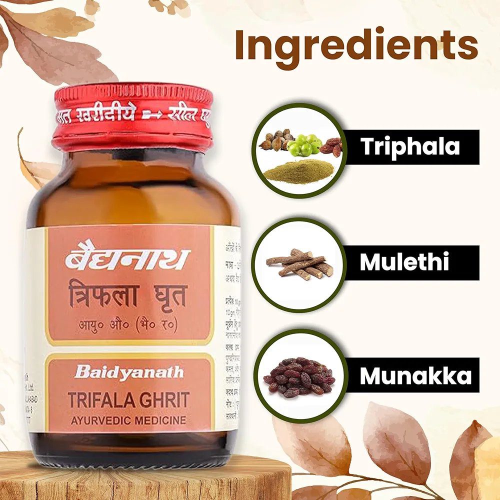 Baidyanath Triphala Ghrit Helps in eye disorders 100 gram