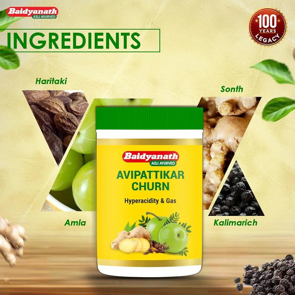 Baidyanath Avipattikar Churna - 100 g