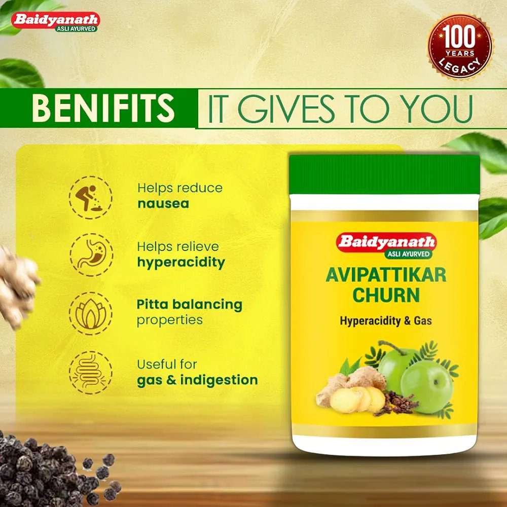 Baidyanath Avipattikar Churna - 100 g