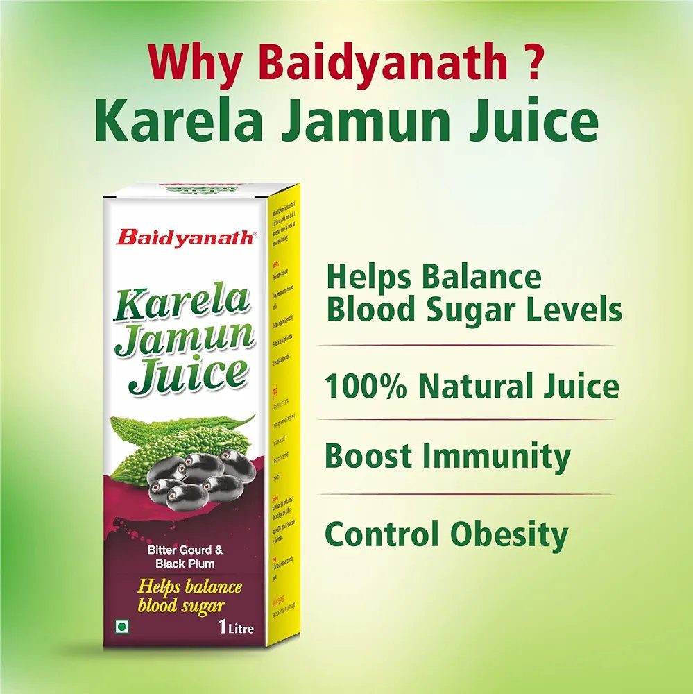 Baidyanath Karela Jamun Juice 1L