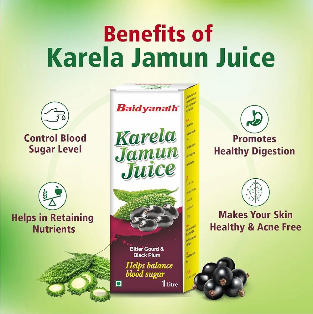 Baidyanath Karela Jamun Juice 1L