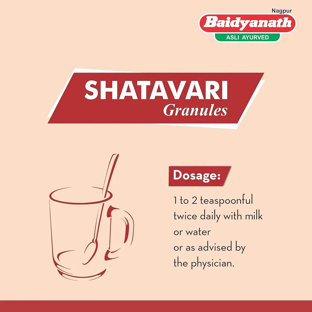 Baidyanath Asli Ayurved Shatavari Granules For Women - 500 Gms