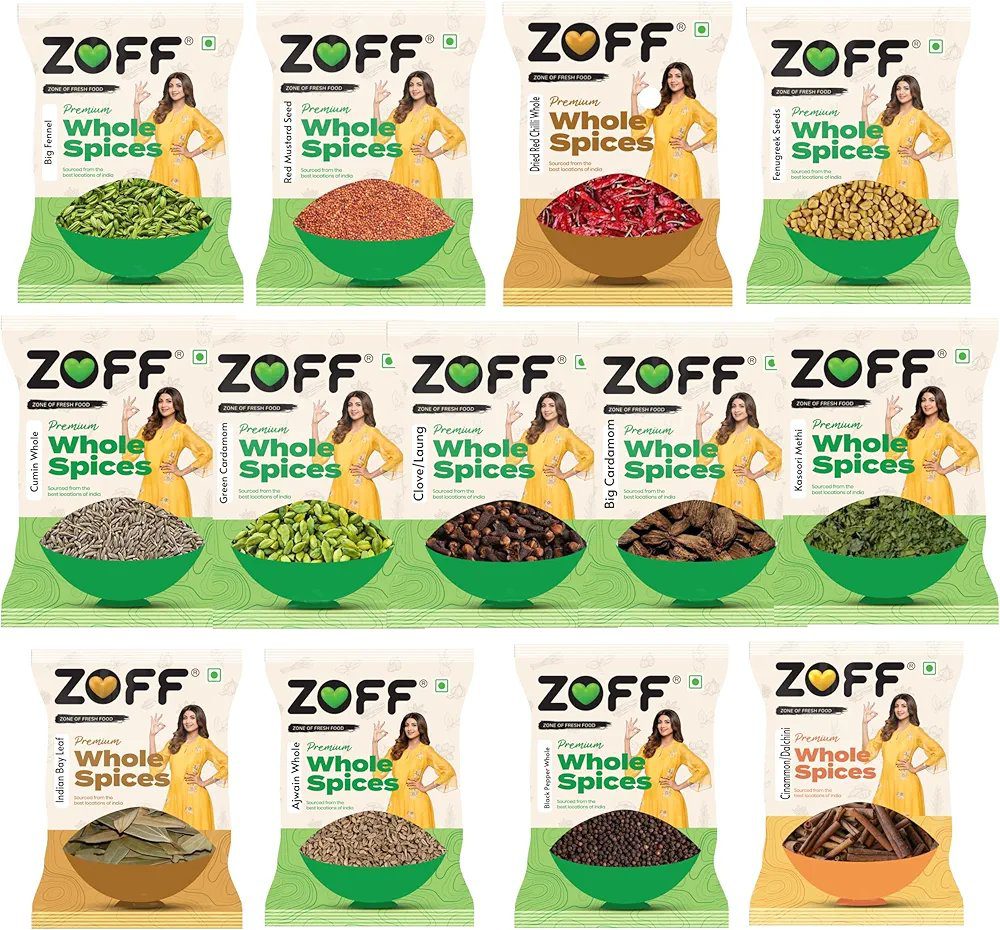Zoff Whole Spices Pack Of 13