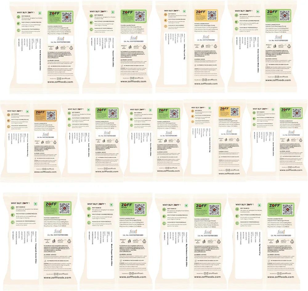 Zoff Whole Spices Pack Of 13