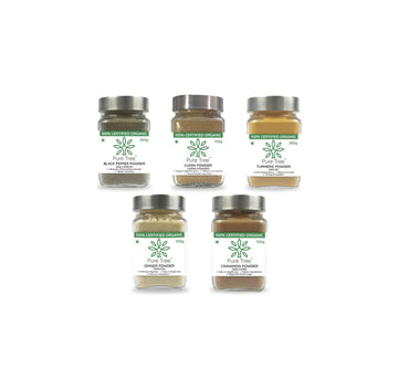 Pure Tree Certified Organic Spice Combo Pack