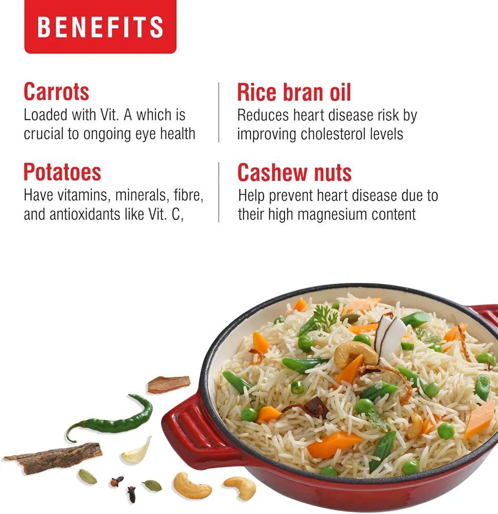 Priya Ready To Eat Andhra Veg Pulao 275g (Pack of 3) I Total 825gm